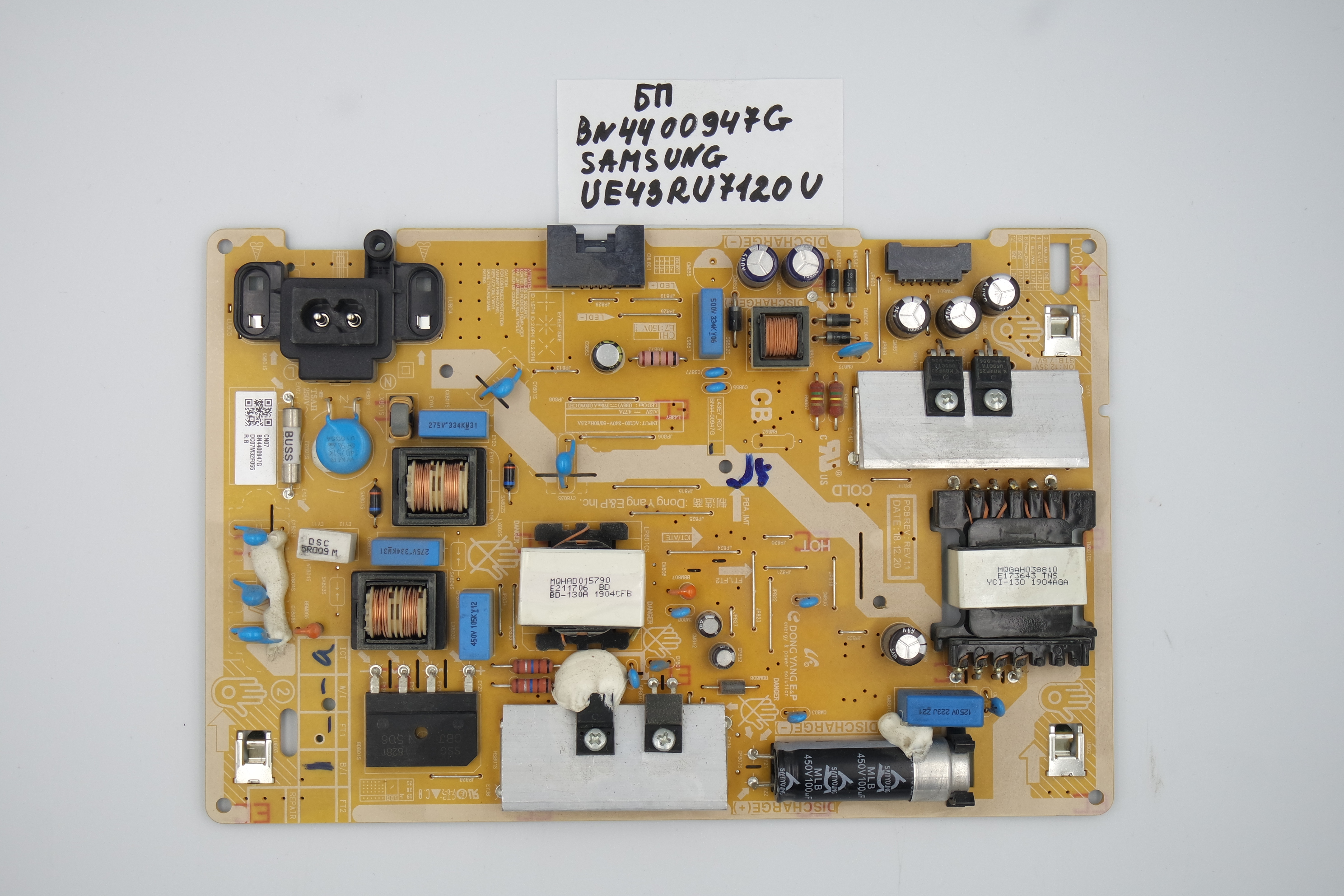 Блок питания BN44-00947G Samsung UE43RU7120U фото 1