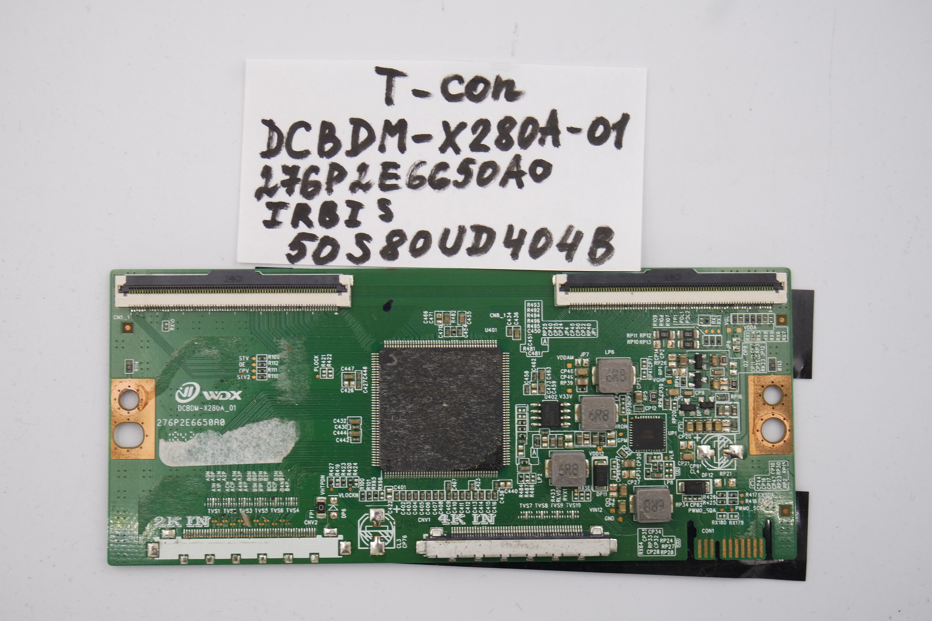 T-CON плата DCBDM-X280A-01 276P2E6650A0 Irbis 50S80UD404B фото 1