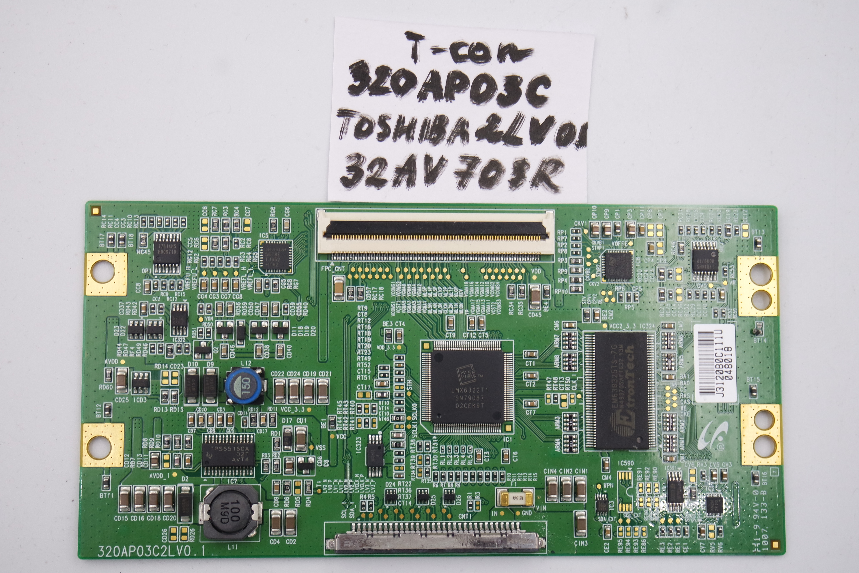 T-CON плата 320AP03C Toshiba 32AV703R фото 1