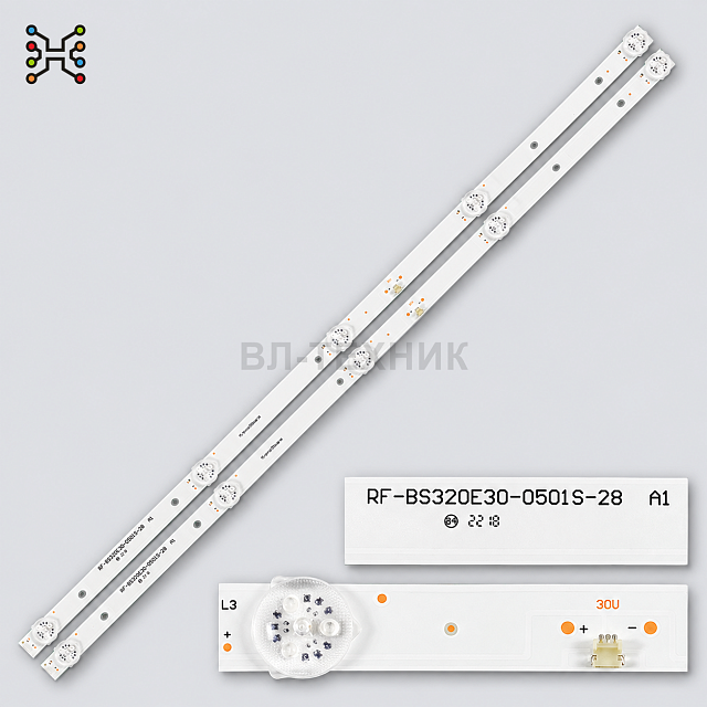 LED подсветка Hyundai H-LED32ES5004 / H-LED32R505BS2S, Harper 32R6750TS / 32R750TS, BBK 32LEM-1019/T