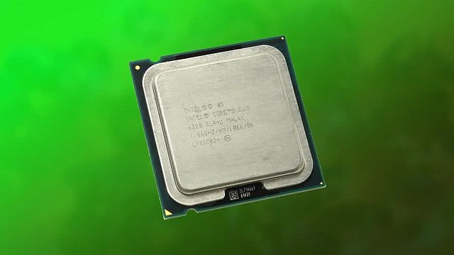 Процессор  Intel Core 2 Duo E6320 LGA775,  1,866 ГГц, 2 ядра, 2 потока.