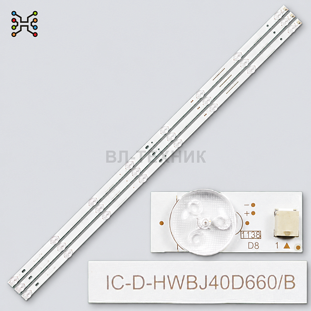 LED подсветка Panasonic TX-40FSR500 / TX-40ES400B / TX-40ES500B / TX-40FS503E / TX-40DS400 / TX-40ES