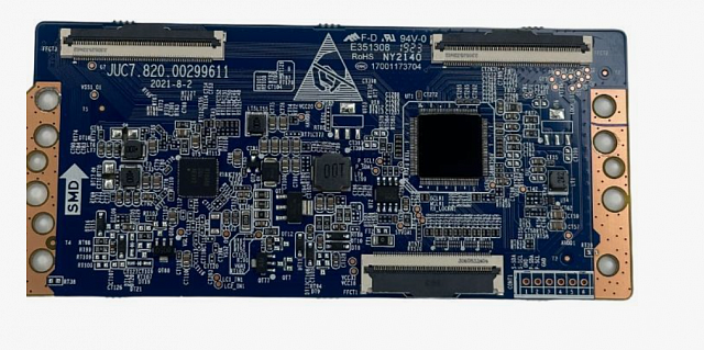 Плата T-con JUC7.820.00299611 для телевизора Dexp 43UCS1