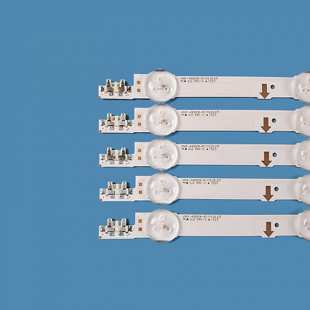 LED-подсветка V5DF-430DCA-R1 / V5DF-430DCB-R1 для Samsung UE43J5500AU, UE43J5502AK, UE43J5600AK, 43″