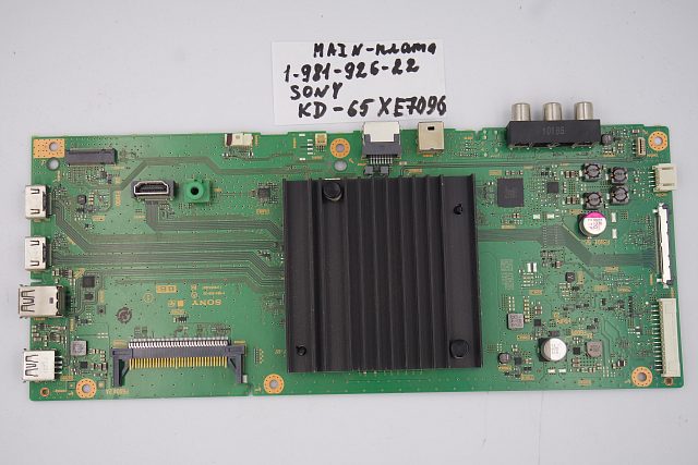MAIN основная плата 1-981-926-22 Sony KD-65XE7096