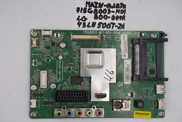 (MAIN) плата 715G8003-M01-B00-004K LG 43LH500T-ZA