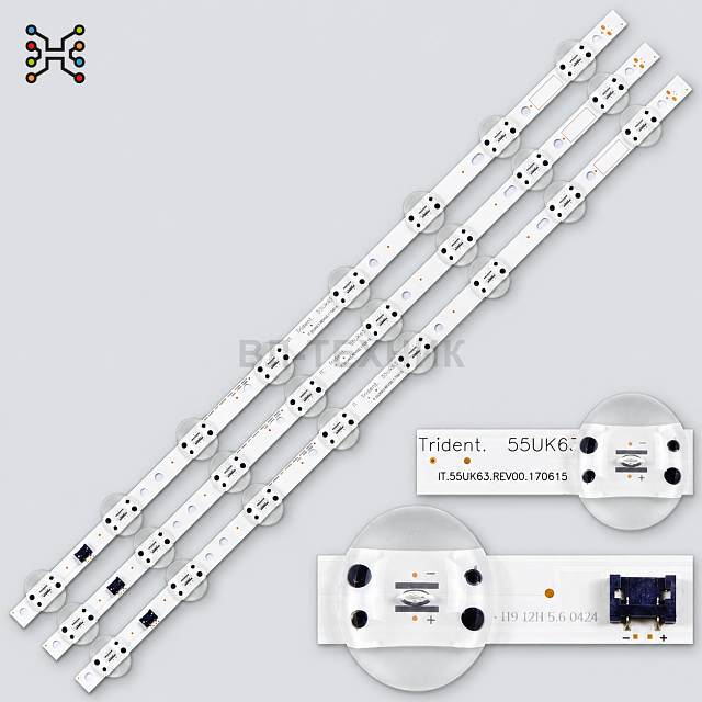 LED подсветка LG Innotek 55inch Trident 55UK63 LED ARRAY REV0.0,EAV63992902,LGIT.55UK63.REV00.170615
