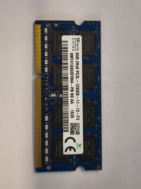 Оперативная память SK hynix 8GB DDR3L 1600MHz SO-DIMM HMT41GS6DFR8A-PB для ноутбука