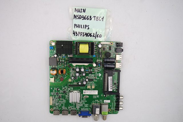 MAIN основная плата MSD3663-T8C1 Philips 43PFS4062/60