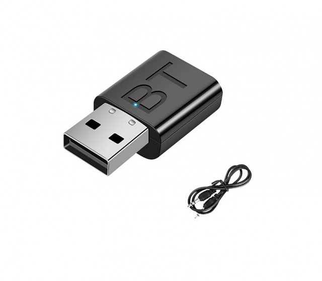 Bluetooth 5.1 Аудиоприемник аудиопередатчик выход AUX 3.5 USB