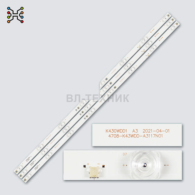 LED подсветка Philips 43PFS5034 / 43PFF5664 / Panasonic TX-43GR300 / Blaupunkt 43UK950 / BS43F2012NE