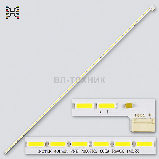 LED подсветка Telefunken 40TF6025 / 40TF6027B / Panasonic TX-40C300B / Vestel 40FA7100