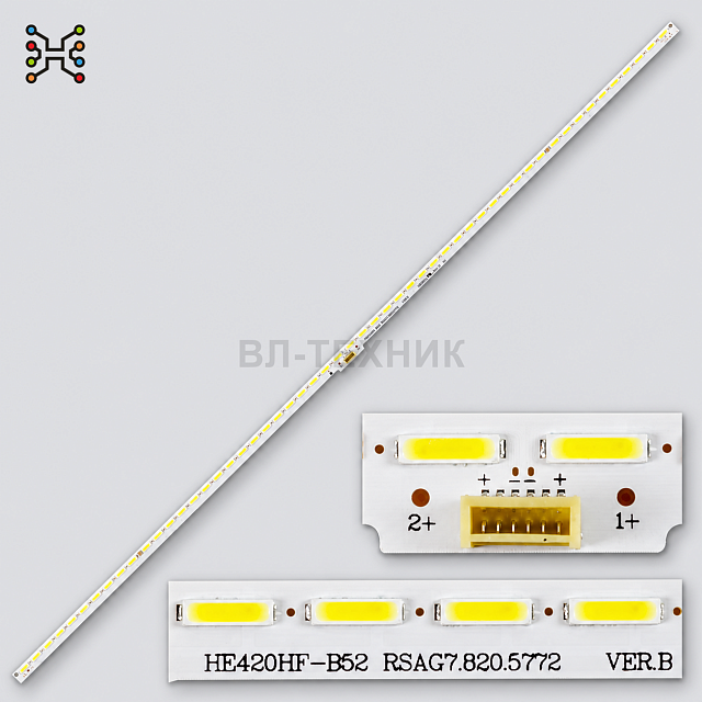 LED подсветка Hisense LED42K370 / LED42K380U / LED42EC510N / JVC LT-42DA760, RSAG7.820.5772 VER.B