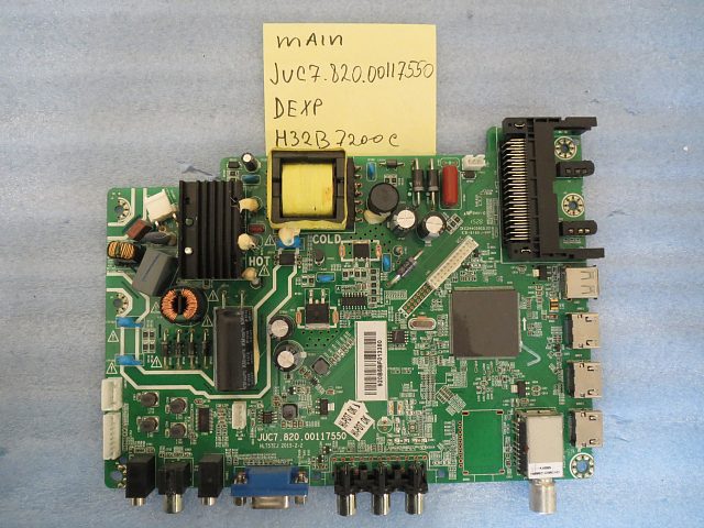 MAIN основная плата JUC7.820.00117550 Dexp H32B7200C