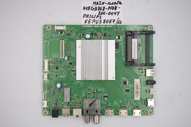 MAIN основная плата 715GB868-M08-B06-004Y Philips 55PUS8057/60