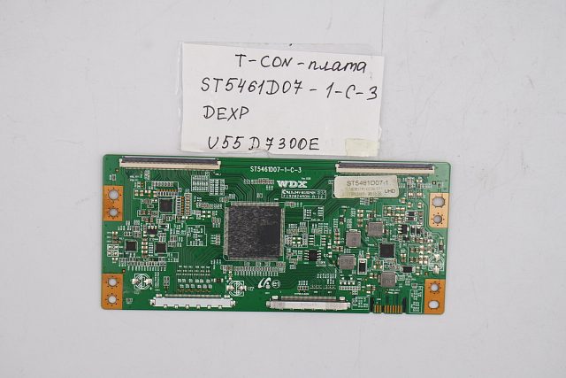 T-CON плата ST5461D07-1-C-3 DEXP U55D7300E