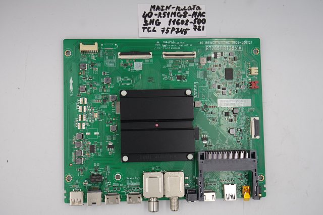 MAIN плата 40-R51MG8-MAC2HG 11602-500721 TCL 75P745