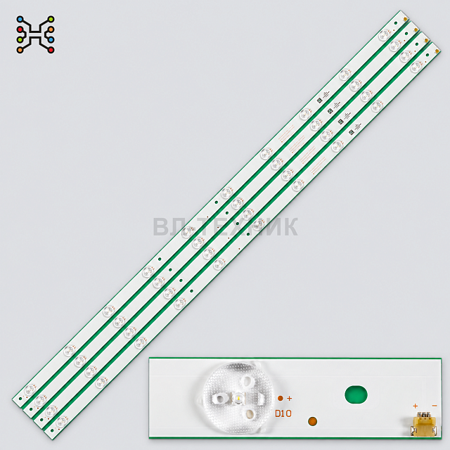 LED подсветка BBK 43LEM-1015/FT2C / DEXP F43B7200C / Hitachi LE43A509 / Changhong 43D7200I / Condor