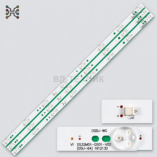LED подсветка BBK 32LEM-3025 / 32LEM-3025/T2C / 32LEM-3035 / 32LEM-3035/T2C / 32LEX-5025 / 32LEX-502