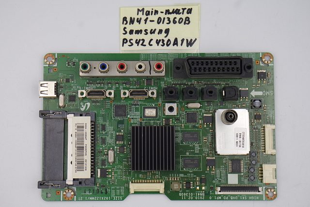 MAIN плата BN41-01360B Samsung PS42C430A1W