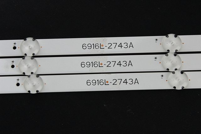 LED подсветка 6916L-2743A FHD 1 43" V16.5 ART3 2743 Rev0.1 1. Б.У