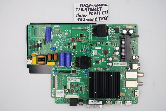 MAIN плата TPD.MT9602T.PC731(T) Haier 43 SMART TV S1 (Без голосового управления)