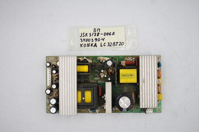 Блок питания плата JSK3178-006A 34003904 KONKA LC 32BT20