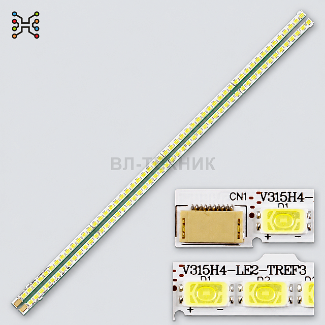 LED подсветка BBK LEM3249HD / LEM3283F / Mystery MTV-3211LW / MTV-3214LW, V315H4-LE2-TLEF3/TREF3