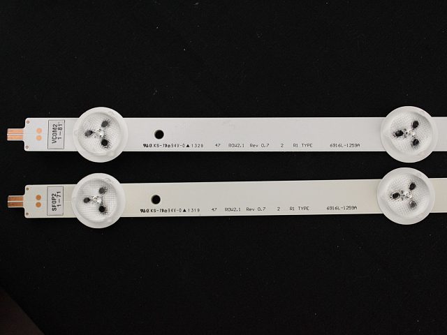 LED подсветка 47" ROW2.1 Rev 0.7 2 R1 TYPE 6916L-1259A. Б.У