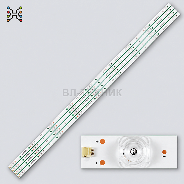 LED подсветка AKAI / TD Systems / IRBIS / Rombica / Nordmende 55" AKTV5542MSMARTUHD / AKTV5542MSMART