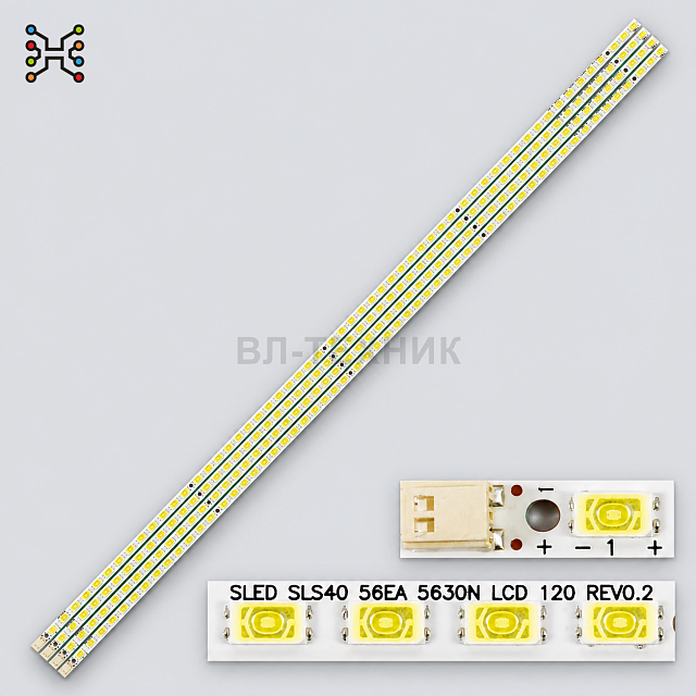 LED подсветка Toshiba 40SL733 / 40SL733R / 40WL733 / 40VL733, Philips 40PFL7705DV/F7, Haier LE40T300