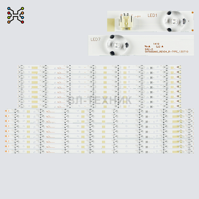 LED подсветка Toshiba 55L7453D / 55L7453DB / 55L7453RB / 55L7463D / 55M7463D / 55L7400U / 55L2400VM,