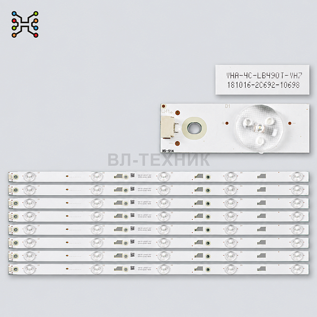 LED подсветка TCL 49D1600, Hitachi 49E30 / 49E301, Thomson 49FB3103, Toshiba 49L510U18 / 49U3600C, P