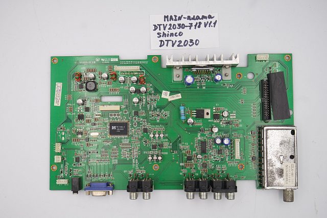 (MAIN) Основная плата DTV-2030-718 V 1.1 Shinco DTV-2030
