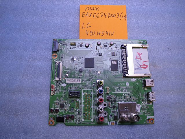 MAIN основная плата EAX66748003 (1.0) LG 49LH541V