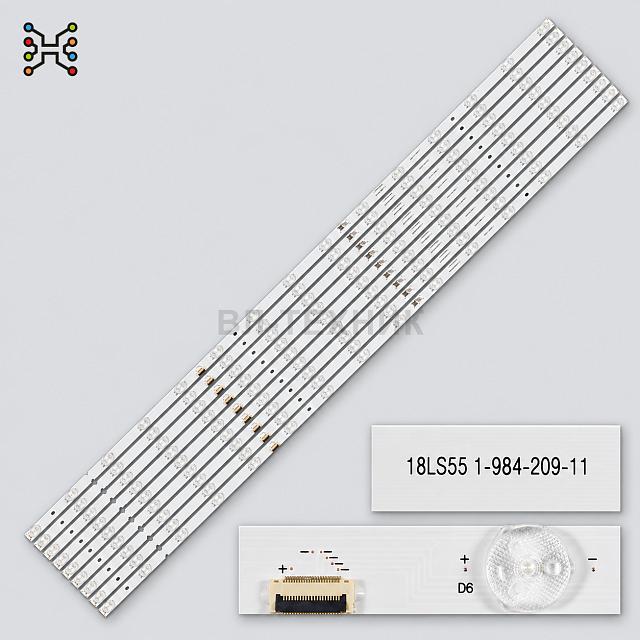 LED подсветка Sony KD-55XE9005 / KD-55XF9005 / KD-55X9000F / KD-55XG9505 / KD-55X9500G / KD-55XH9077