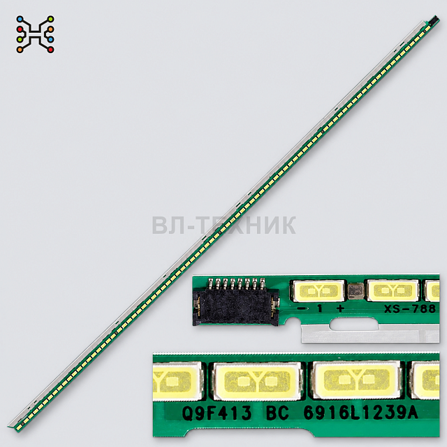 LED подсветка Panasonic TX-L55ET60E / TX-L55ET60B / TX-L55DT60E / TX-L55DT65B, 55 V13 LBA REV0.9