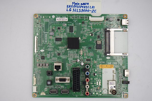 MAIN основная плата EAX64317403 (1.0) LG 32LS5600-ZC