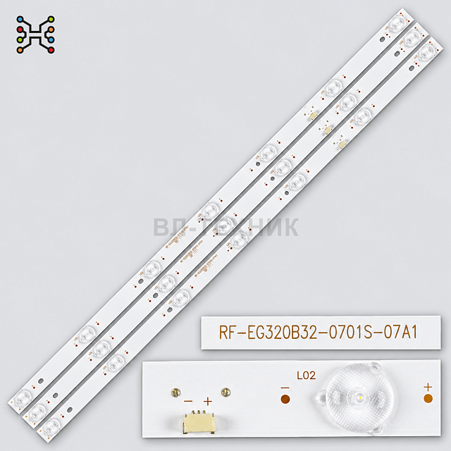 LED подсветка Philips 32PHF3001 / 32PHF3011 / 32PHF3021 / 32PHF5011 / DEXP F32D7000B / Insignia NS-3