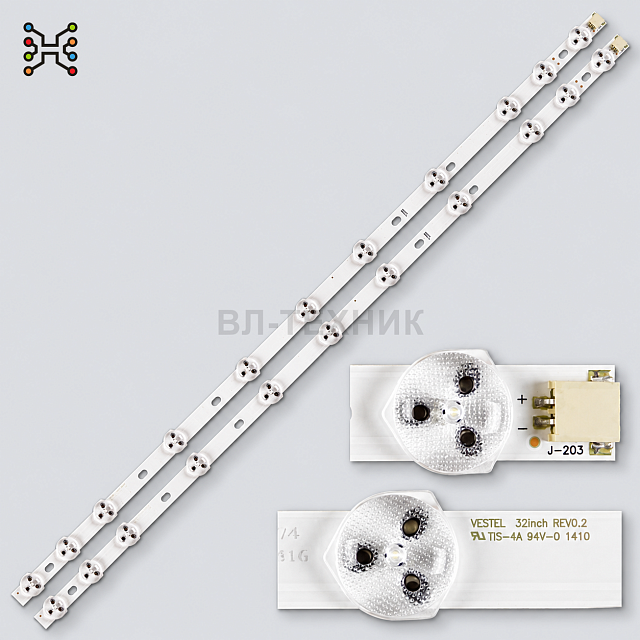 LED подсветка JVC LT-32VH52M LT-32C670 Toshiba 32W3454R 32L1343DG Philips 32PFL3008H Sharp LC-32LD14