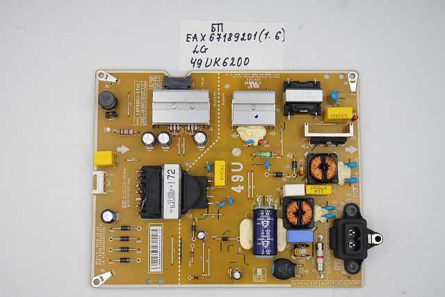 Блок питания EAX67189201 (1.6) LG 49UK6200