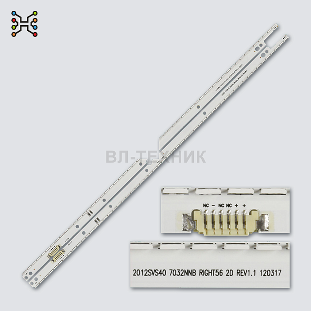 LED подсветка Samsung UE40ES5500 / UE40ES5500W / UE40ES5505K / UE40ES5507K / UE40ES5530 / UE40ES5537