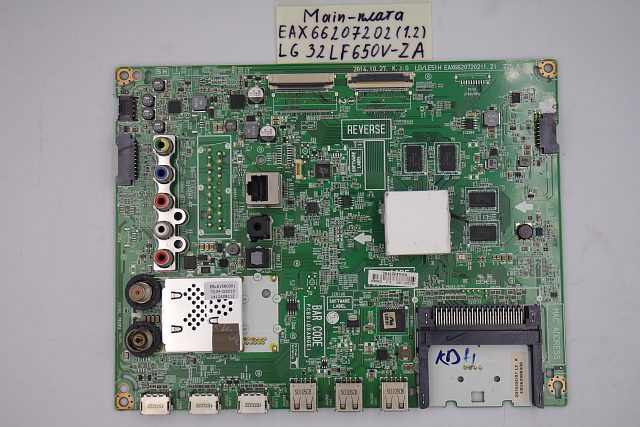 MAIN основная плата EAX66207202 (1.2) LG 32LF650V-ZA