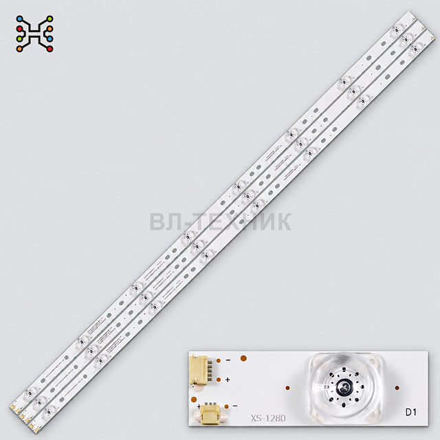 LED подсветка Haier H43E18 / H43E07A / LE43A31 / LE43A31G / LE43AL88E51 / LE43AL88K51 / LE43M31 / Bl