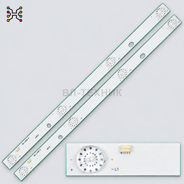 LED подсветка Akai UA24DF2110T2 / Erisson 19LES16 / 24LED20T2 / Shivaki STV-20LED14 / STV-20LED17 /
