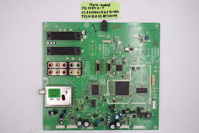 MAIN плата PE0484A-1 V28A000628G1R-1786 Toshiba 42AV500PR