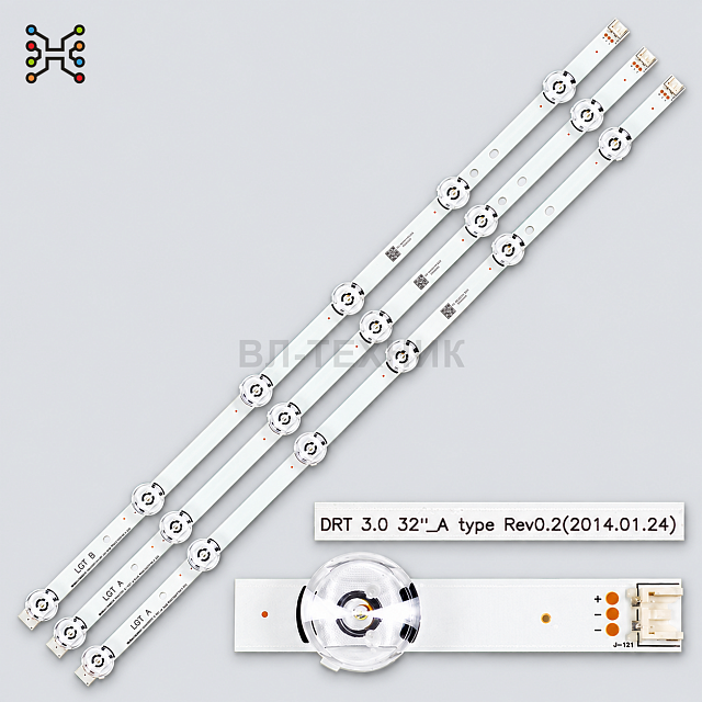LED подсветка LG 32LB561V / 32LB570V / 32LB582V / 32LF560V / 32LF580V — DRT 3.0 32 A+B, 6916L-2223A/