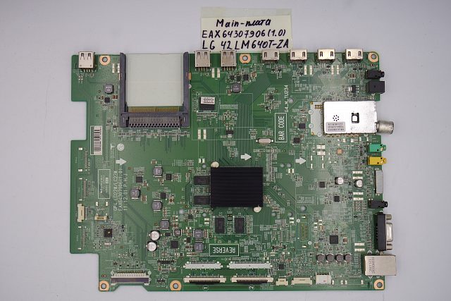 MAIN основная плата EAX64307906 (1.0) LG 42LM640T-ZA