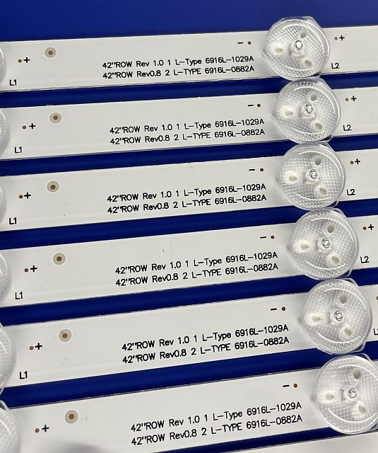 LED подсветка 42" ROW Rev0.8 2 L-Type 6916L-0882A. Б.У