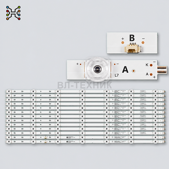LED подсветка Haier LE65K6500UA / LS65H720G, JVC LT-65MAW595, Westinghouse WR65UX4019 - LED65D07A/B-